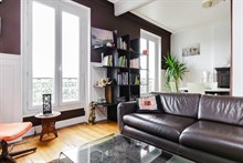 Short term monthly rental of beautiful, modern 2 room apartment at Montrouge on the outskirts of Paris at Porte d'Orleans