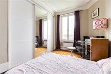 Vacation rental in modern 2 room apartment, long or short rental terms, at Montrouge at Porte d'Orléans near Paris