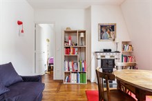 Weekly flat rental for two, furnished, in Reuilly Diderot quarter, near Saint Antoine hospital , Paris 12th