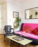 Fabulous weekly flat rental w balcony, furnished with 2-rooms at Bastille, Paris 11th