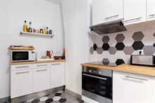 Furnished apartment for long term or short term rental for 2, near Bercy Village in Paris 12th