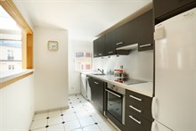 glamorous duplex furnished with 2 bedrooms to rent on rue Laugier, Paris 17th