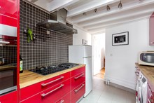 Weekly rental of modern, spacious duplex apartment near Austerlitz on rue de Tolbiac, Paris 13th