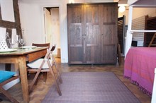 cozy studio to rent furnished and equipped for 4 in the latin quarter of paris 5th district