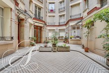 Short-term lodging in luxurious flat between Montmartre & Grands Boulevards in Paris 9th district, furnished, comfortably sleeps 4 w/ 3-rooms