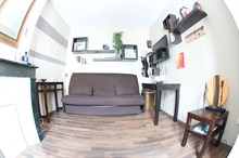 To rent furnished apartment for 2 Batignolles 17th Paris