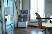 Short term furnished rental studio for 2 Paris Batignolles 17th
