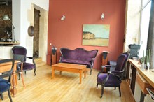 short term rental of remodeled duplex for 4 in Montmartre paris 18th