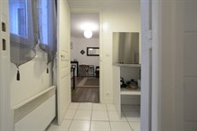 Seasonal rental apartment for 2 guests 215 sq ft avenue de Clichy 17th district