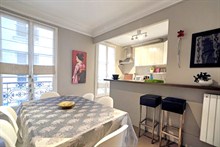luxury apartment furnished for 4 guests to rent monthly rue Montbrun Paris XIV