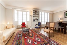 Furnished 2-room short-term rental for 4 in the Swiss Village, Paris 15th