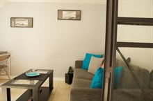 Lodging for short-term stays in furnished studio for 2 in the Triangle d'Or, Paris 8th