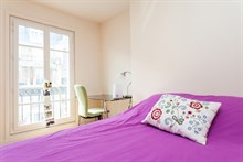 2-room flat with balcony available for short-term rental, rue de Courcelles, Paris 17th