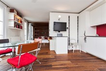 seasonal rental apartment for 3 guests rue Vielle du Temple Paris 4th district