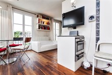 elegant studio to rent for 3 guests on rue Vielle du Temple Paris 4th district