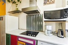 Live like a local in 2-room, 4-person apartment near Montmartre Paris XIV, rent by week or month