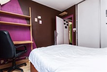 Weekly lodging for last minute holidays near Montmartre Paris 18th, Fully furnished with 2 rooms