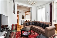 Weekly rental, furnished 3-room apartment with 2 double bedrooms, Montmartre Paris 18th