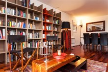 For rent: turn-key furnished apartment w/ library and 2 bedrooms sleeps 4 at Republique Paris 10th