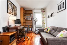 Large apartment for short-term rent , 3-rooms w/ balcony, fully furnished at Republique Paris X