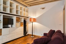 Monthly rental of a fully equipped studio apartment on rue des Dames, Paris 17th, Batignolles
