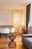 Weekly rental, 3-person furnished apartment with a double bed and couch on Rue du Buis, Paris 16th