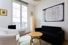 Accommodation for 4 in spacious 2-room apartment near Canal Saint Martin, Paris 10th