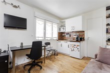 Modern studio flat for 2 for short-term stays Censier-Daubenton, Paris 5th