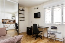 Affordable furnished studio apartment rental for 2 in Latin Quarter, Paris 5th