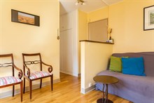 Romantic getaway in 2-person apartment in Paris 15th with spacious bedroom, monthly stays