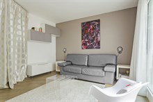 Affordable furnished studio apartment rental for 2 near Bibliothèque François Mitterrand, Paris 13th
