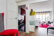 Monthly apartment rental for 2 guests with terrace in 20th arrondissement of Paris, near La Villette