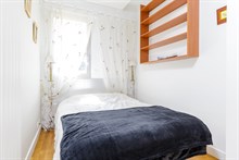Live like a Parisian in 2-room apartment with kitchen, bathroom, wifi. Fully furnished for long-term rentals or monthly getaways in Paris 6th near Saint-Germain-des-Prés