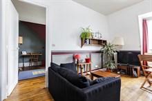 Business stays in functional apartment, short metro ride from many city attractions and business district, Père Lachaise, Paris 20th