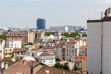 Flat rental for vacations amongst friends with stunning view in Issy Les Moulineaux near Paris near metro line 12