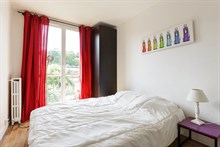 Romantic vacation stay in short term apartment rental near Paris with city view at Marie d'Issy