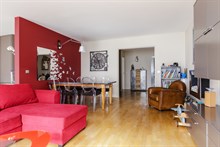 Location meublée de courte durée d'un appartement de 4 pièces de standing à Chemin Vert entre Bastille et le Marais Paris 11ème