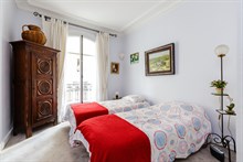Location meublée en courte durée d'un F3 confortable avec 2 chambres doubles pour 4 personnes à deux pas de Montmartre Paris 18ème