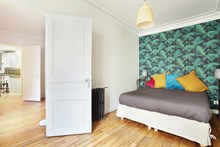 Location meublée temporaire d'un F3 de standing avec 2 chambres doubles avenue de Saxe Paris 7ème arrondissement