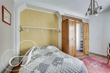 Location meublée à la semaine d'un appartement de 3 pièces avec 2 chambres doubles à Guy Moquet Epinettes Paris 17ème