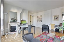 Appartement à louer au mois dans une copropriété calme sur cour rue de Vaugirard, Paris 15ème