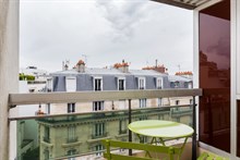 Location meublée à la semaine d'un grand studio moderne pour 2 avec terrasse à Montparnasse Paris 15ème