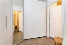 Studio meublé à louer en courte durée pour 2 avec terrasse à Tolbiac Paris 13ème
