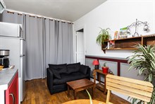 A louer à la semaine pour 3 personnes superbe appartement de 2 pièces à Gambetta Paris 20ème