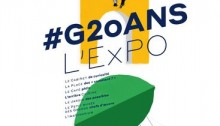 Affiche de l'expo Google au Grand Palais - #G20ans