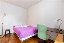2-room furnished apartment for 2, monthly rental in a modern building in Reuilly Diderot quarter, near Saint Antoine hospital , Paris 12th