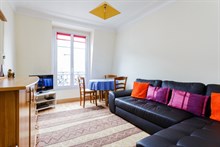 Family vacation apartment rental w 1 bedroom and foldout couch Paris 15th