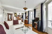Stunning short or long term apartment rental in building on rue Aristide Bruant, with elevator Paris 18th
