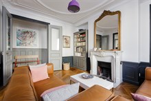 Romantic apartment for rent sleeps 2 with decorative fireplace Gare de Lyon Paris 12th