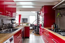 Furnished apartment duplex for rent for short stays, 2 bedrooms, sleeps 4 to 6, near la Manufacture des Gobelins, Paris 13th